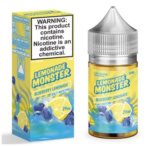 Jam Monster (LIQ Salt)(30mL) Lemonade  -  Qty per pack 1 Blueberry Lemonade 48mg