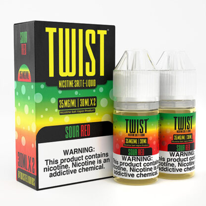 Twist (LIQ Salt)(60mL; 30mL x2)  -  Qty per pack 1 Sour Red 35mg