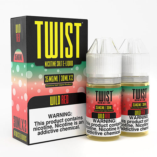 Twist (LIQ Salt)(60mL; 30mL x2)  -  Qty per pack 1 Wild Red 35mg