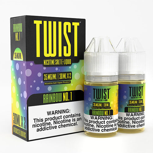 Twist (LIQ Salt)(60mL; 30mL x2)  -  Qty per pack 1 Rainbow No. 1 35mg