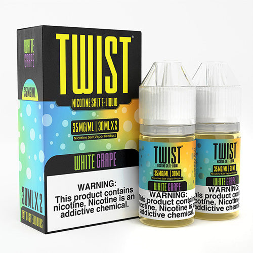 Twist (LIQ Salt)(60mL; 30mL x2)  -  Qty per pack 1 White Grape 35mg