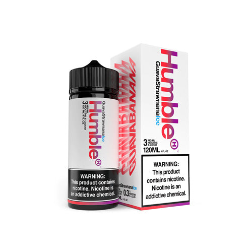 Humble (LIQ FB)(120mL) TFN  -  Qty per pack 1 Guava Strawnana Ice "Guava Khan Ice" 00mg