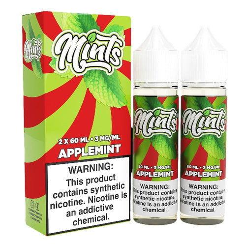 Mints (LIQ FB)(120mL; 60mL x2)  -  Qty per pack 1 Applemint 00mg