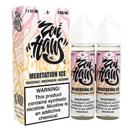 Zen Haus (LIQ FB)(120mL; 60mL x2)  -  Qty per pack 1 Meditation Ice 00mg