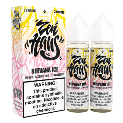 Zen Haus (LIQ FB)(120mL; 60mL x2)  -  Qty per pack 1 Nirvana Ice 00mg