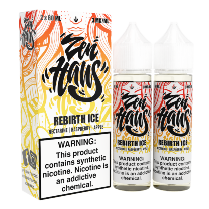 Zen Haus (LIQ FB)(120mL; 60mL x2)  -  Qty per pack 1 Rebirth Ice 00mg