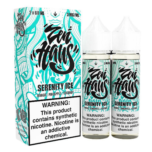 Zen Haus (LIQ FB)(120mL; 60mL x2)  -  Qty per pack 1 Serenity Ice 00mg