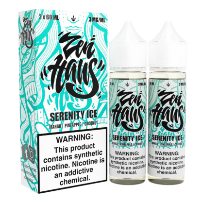 Zen Haus (LIQ FB)(120mL; 60mL x2)  -  Qty per pack 1 Serenity Ice 00mg