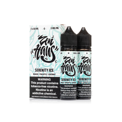 Zen Haus (LIQ FB)(120mL; 60mL x2)  -  Qty per pack 1 Serenity Ice 03mg