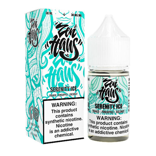 Zen Haus (LIQ Salt)(30mL)  -  Qty per pack 1 Serenity Ice 30mg