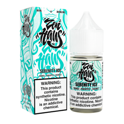 Zen Haus (LIQ Salt)(30mL)  -  Qty per pack 1 Serenity Ice 30mg