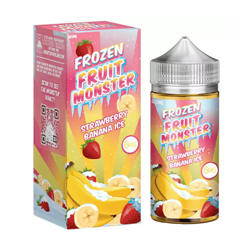 Jam Monster (LIQ FB)(100mL) Frozen  -  Qty per pack 1 Strawberry Banana Ice 00mg