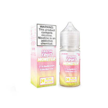 Jam Monster (LIQ Salt)(30mL) Frozen  -  Qty per pack 1 Strawberry Banana Ice 24mg