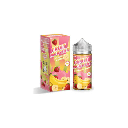 Jam Monster (LIQ FB)(100mL) Fruit  -  Qty per pack 1 Strawberry Banana 00mg