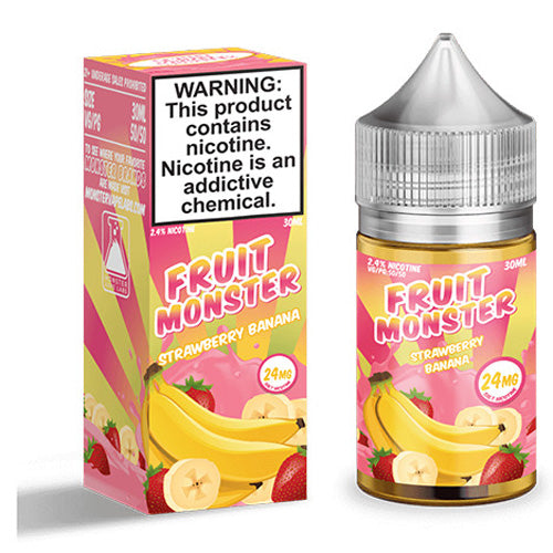 Jam Monster (LIQ Salt)(30mL) Fruit  -  Qty per pack 1 Strawberry Banana 24mg