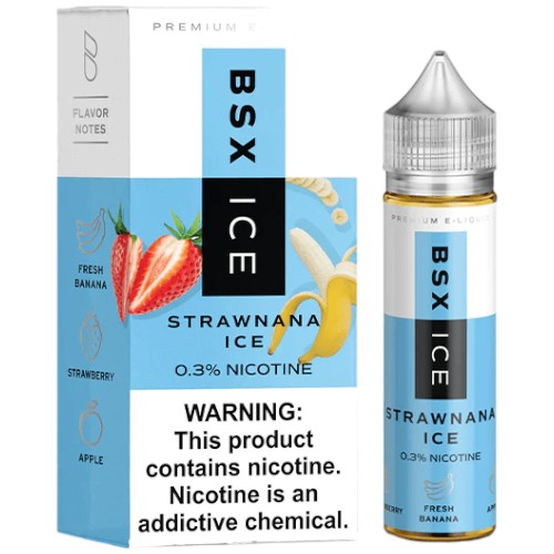 Basix (LIQ FB)(60mL)  -  Qty per pack 1 Strawnana Ice 06mg