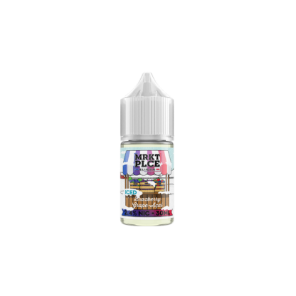 MRKT PLCE (LIQ Salt)(30mL)  -  Qty per pack 1 Iced Brazberry Grape Acai 24mg