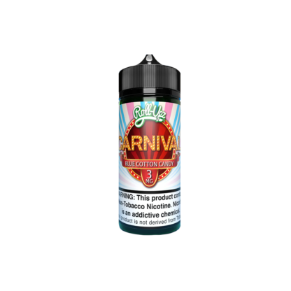 Juice Roll Upz (LIQ FB)(100mL) TF-Nic  -  Qty per pack 1 Carnival Blue Cotton Candy 06mg