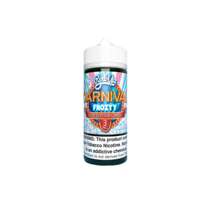 Juice Roll Upz (LIQ FB)(100mL) TF-Nic  -  Qty per pack 1 Carnival Blue Cotton Candy Frozty 06mg