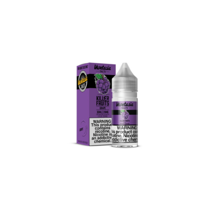 Vapetasia (LIQ Salt)(30mL) Killter Fruits TFN  -  Qty per pack 1 Grape 24mg