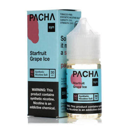 Pachamama (LIQ Salt)(30mL)  -  Qty per pack 1 Starfruit Grape Ice 25mg