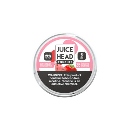 Juice Head (DSPLY 5pc)(Nic Pouch)(20ct Can) ZTN  -  Qty per pack 1 Watermelon Strawberry Mint 06mg (SAS)