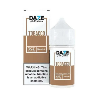 7Daze (LIQ Salt)(30mL) TF-Nic  -  Qty per pack 1 7obacco (Tobacco) 30mg