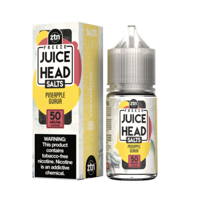 Juice Head (LIQ Salt)(30mL)  -  Qty per pack 1 Pineapple Guava Freeze 35mg