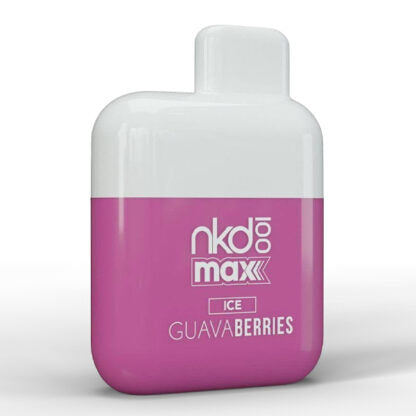 Naked 100 Max (Dispo) (4500Puff)(10mL)  -  Qty per pack 10 Ice Guava Berries 50mg