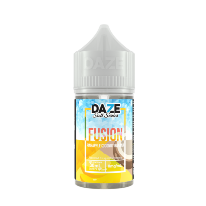 7Daze (LIQ Salt)(30mL) Fusion TFN  -  Qty per pack 1 Pineapple Coconut Banana Iced 30mg