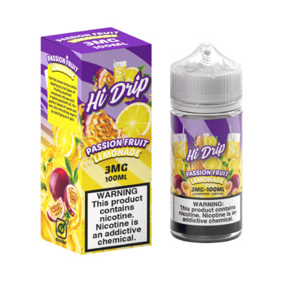 Hi Drip (LIQ FB)(100mL)  -  Qty per pack 1 Passionfruit Fruit Lemonade 00mg