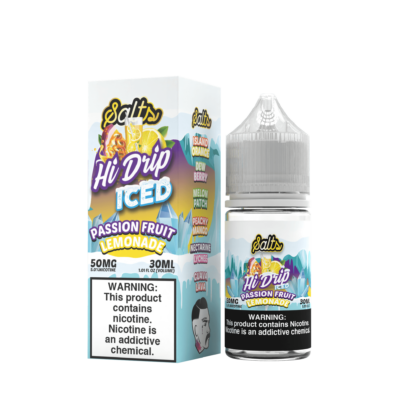 Hi Drip (LIQ Salt)(30mL)  -  Qty per pack 1 Passionfruit Fruit Lemonade Iced 50mg