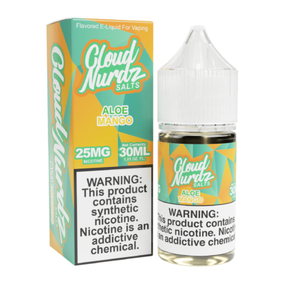 Cloud Nurdz (LIQ Salt)(30mL) TF-Nic  -  Qty per pack 1 Aloe Mango 50mg