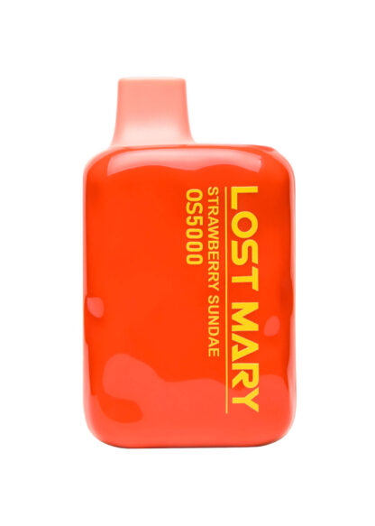 Lost Mary OS5000 (Dispo) (5000Puff) 4-5% (10mL)  -  Qty per pack 10 Straw Sundae 40-50mg [Disc.]