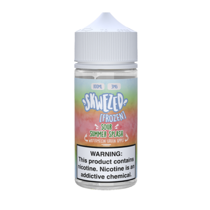 Skwezed (LIQ FB)(100mL) Frozen  -  Qty per pack 1 Sour Summer Splash (Watermelon Green Apple Ice) 03mg