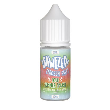 Skwezed (LIQ Salt)(30mL) Frozen  -  Qty per pack 1 Sour Summer Splash (Watermelon Green Apple Ice) 25mg