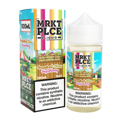 MRKT PLCE (LIQ FB)(100mL)  -  Qty per pack 1 Grapefruit Citrus Sugarberry 00mg