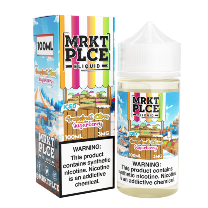 MRKT PLCE (LIQ FB)(100mL)  -  Qty per pack 1 Iced Grapefruit Citrus Sugarberry 00mg