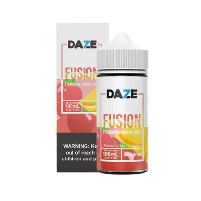 7Daze (LIQ FB)(100mL) Fusion TFN  -  Qty per pack 1 Strawberry Banana Apple 03mg