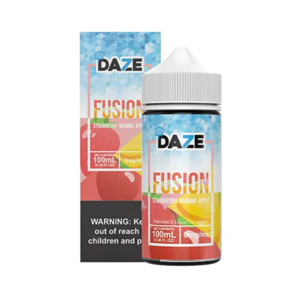 7Daze (LIQ FB)(100mL) Fusion TFN  -  Qty per pack 1 Strawberry Banana Apple Iced 03mg