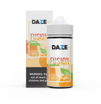 7Daze (LIQ FB)(100mL) Fusion TFN  -  Qty per pack 1 Orange Cream Mango 00mg