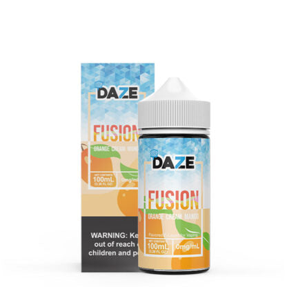 7Daze (LIQ FB)(100mL) Fusion TFN  -  Qty per pack 1 Orange Cream Mango Iced 03mg