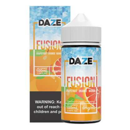 7Daze (LIQ FB)(100mL) Fusion TFN  -  Qty per pack 1 Grapefruit Orange Mango Iced 03mg