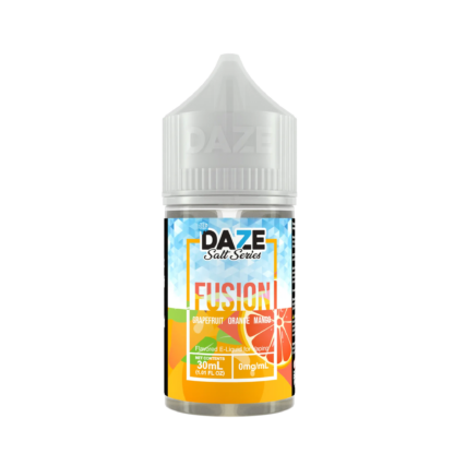 7Daze (LIQ Salt)(30mL) Fusion TFN  -  Qty per pack 1 Grapefruit Orange Mango Iced 50mg