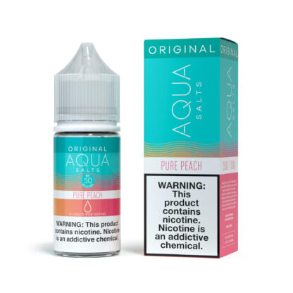 Aqua (LIQ Salt)(30mL) TF-Nic  -  Qty per pack 1 Pure Peach 35mg