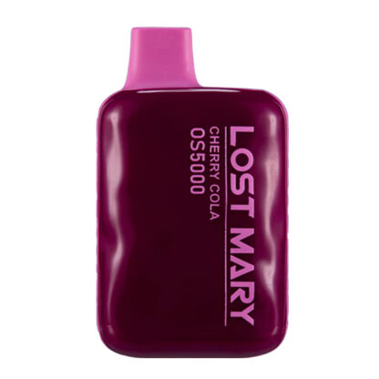 Lost Mary OS5000 (Dispo) (5000Puff) 4-5% (10mL)  -  Qty per pack 10 Cherry Cola 40-50mg