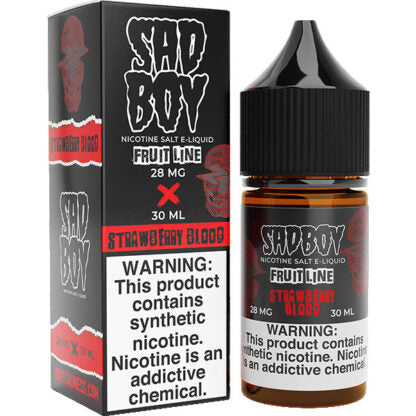 Sadboy (LIQ Salt)(30mL)  -  Qty per pack 1 Strawberry Blood 48mg