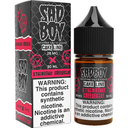 Sadboy (LIQ Salt)(30mL)  -  Qty per pack 1 Strawberry Cheesecake 48mg