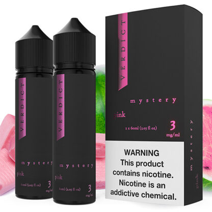 Verdict (LIQ FB)(120mL; 60mL x2)  -  Qty per pack 1 Mystery (Pink) 00mg