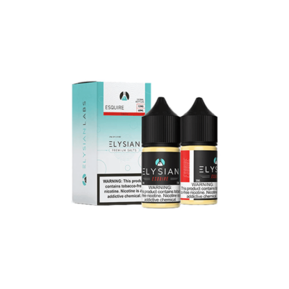 Elysian (LIQ Salt)(60mL; 30mL x2) Tobacco  -  Qty per pack 1 Esquire 12mg